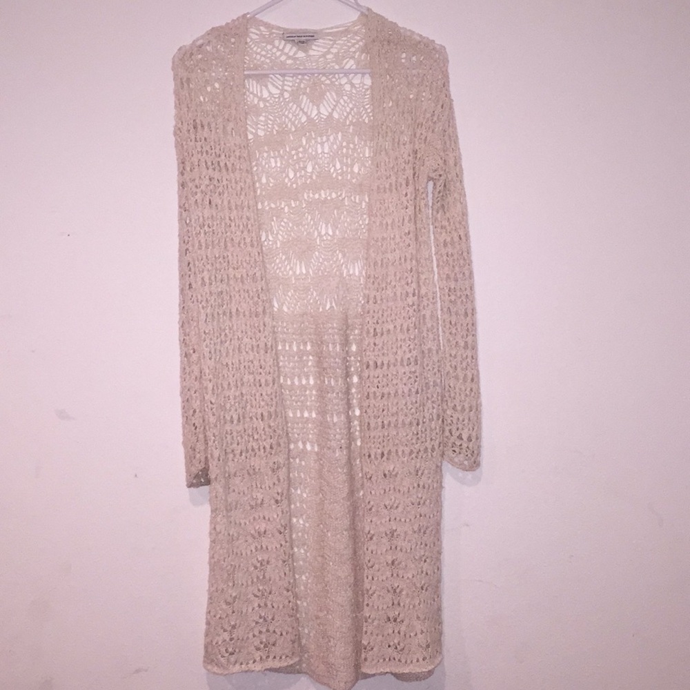 Long lace cardigan
